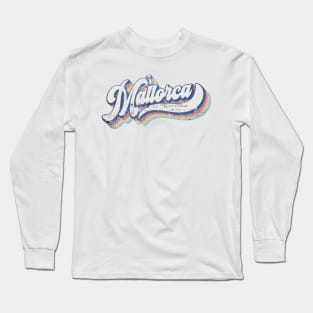 Mallorca Retro 01 Long Sleeve T-Shirt